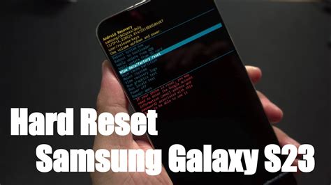 factory reset galaxy